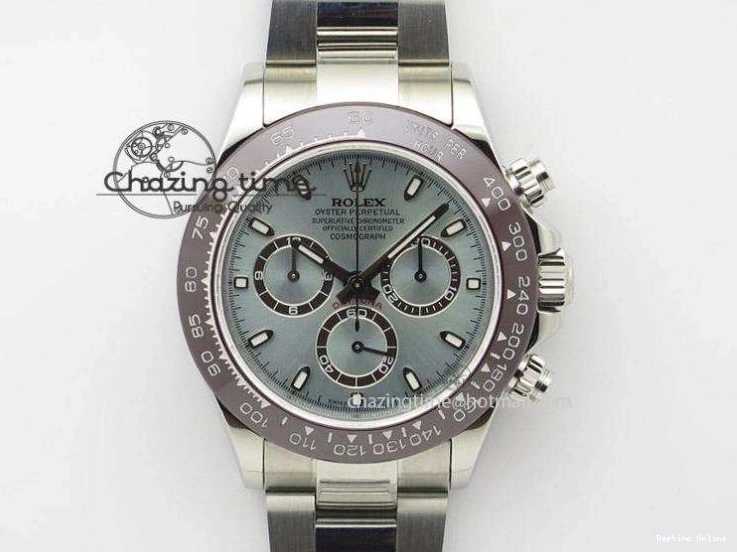 1224 DayDate 40 SS GSF Gain Weight White Roman Dial Diamonds Bezel on President Bracelet A Sustainable 1920